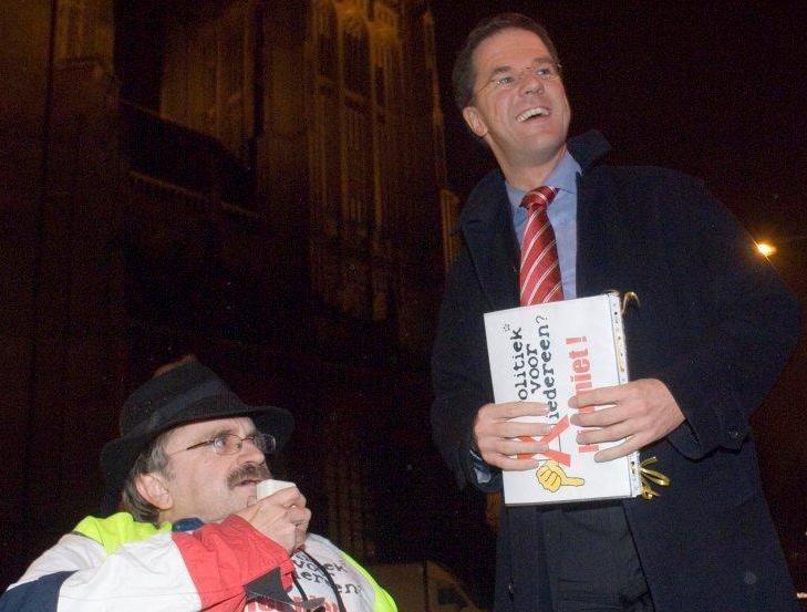 foto Mark Rutte en jan troost