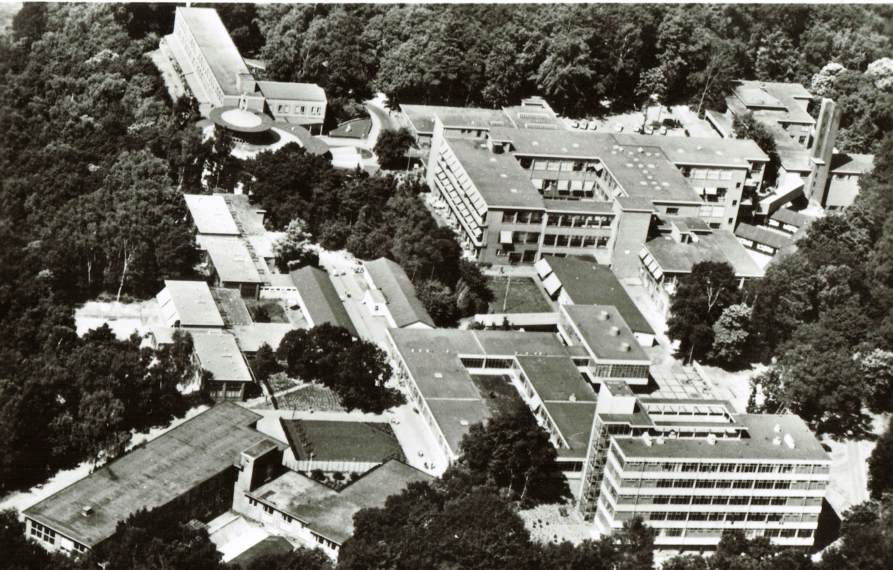 luchtfoto sint Maartenskliniek Nijmegen 1971